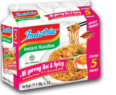 Indomie Mi Goreng Hot &amp; Spicy 5S