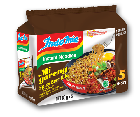 Indomie Mi Goreng Spicy Beef Ribs Flavour 5S